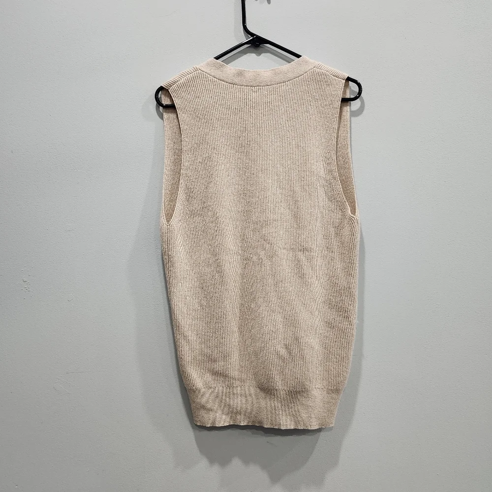 Aritzia Babaton Sydney Sweater Vest Camel Beige - Picture 5 of 5